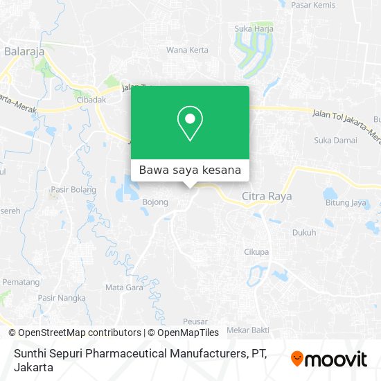 Peta Sunthi Sepuri Pharmaceutical Manufacturers, PT
