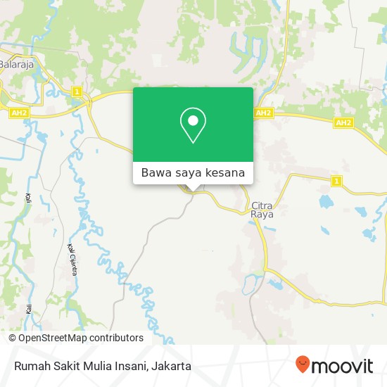 Peta Rumah Sakit Mulia Insani