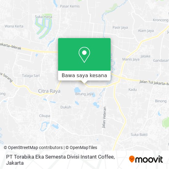 Peta PT Torabika Eka Semesta Divisi Instant Coffee
