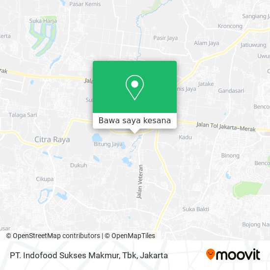 Peta PT. Indofood Sukses Makmur, Tbk