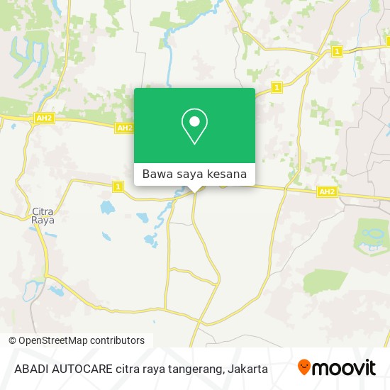 Peta ABADI AUTOCARE citra raya tangerang