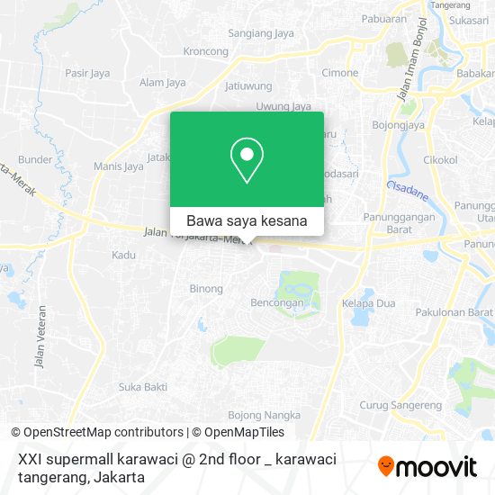 Peta XXI supermall karawaci @ 2nd floor _ karawaci tangerang