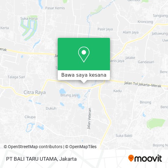 Peta PT BALI TARU UTAMA