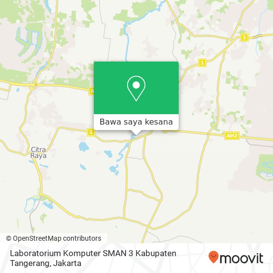 Peta Laboratorium Komputer SMAN 3 Kabupaten Tangerang