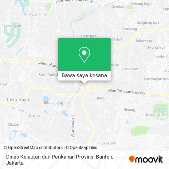 Peta Dinas Kelautan dan Perikanan Provinsi Banten