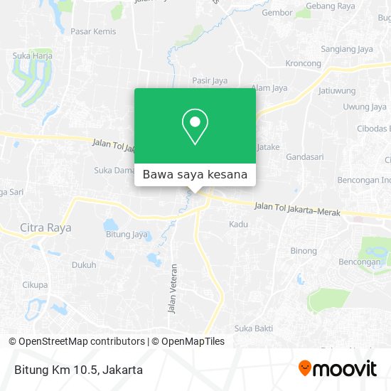 Peta Bitung Km 10.5