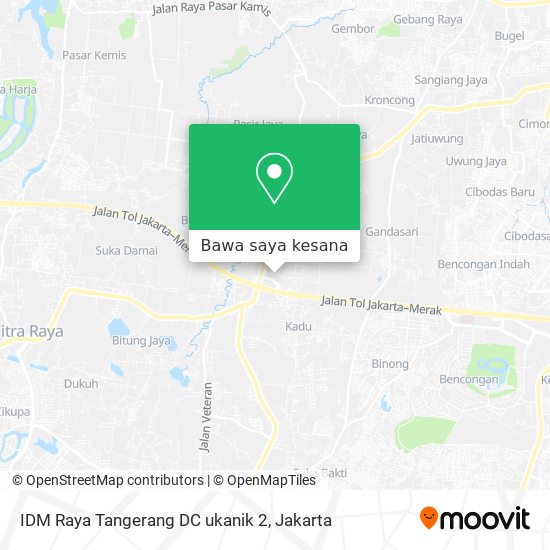 Peta IDM  Raya Tangerang DC ukanik 2