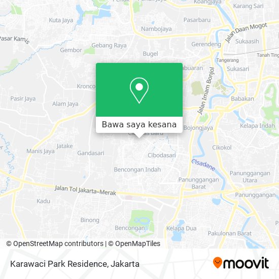 Peta Karawaci Park Residence