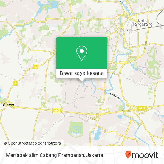 Peta Martabak alim Cabang Prambanan