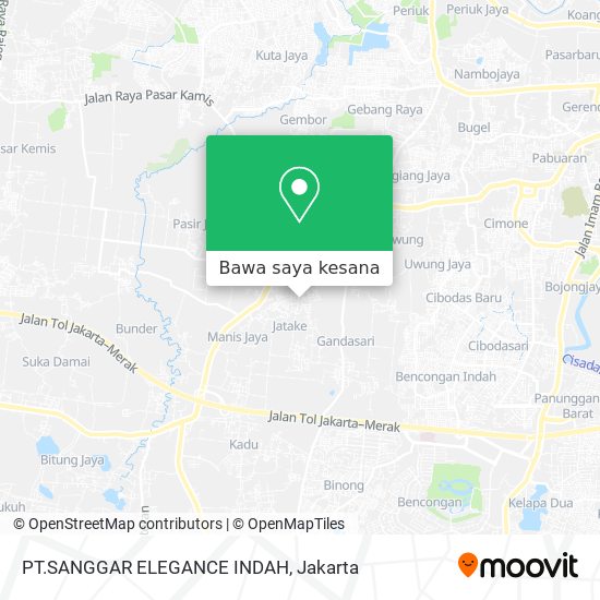 Peta PT.SANGGAR ELEGANCE INDAH
