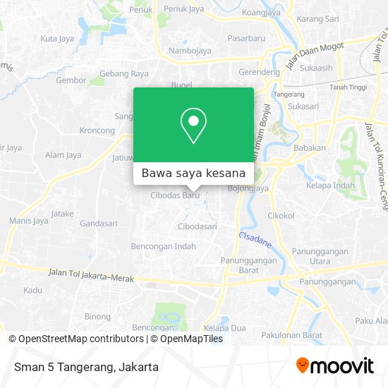 Peta Sman 5 Tangerang