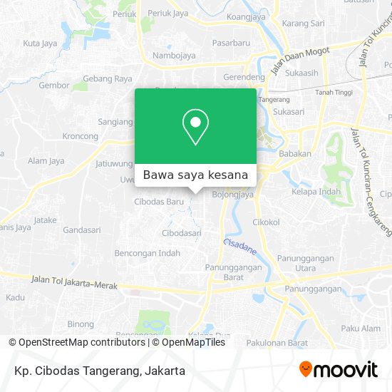 Peta Kp. Cibodas Tangerang