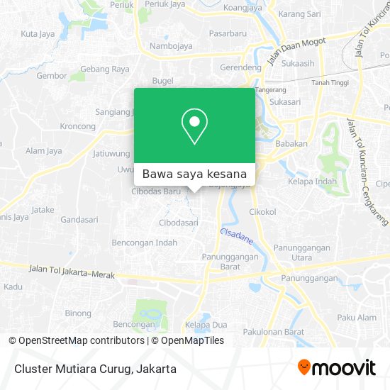 Peta Cluster Mutiara Curug
