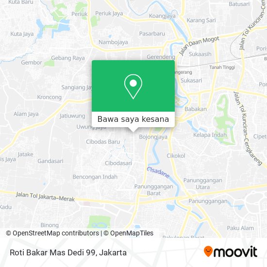 Peta Roti Bakar Mas Dedi 99