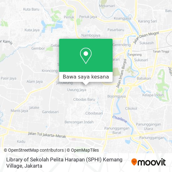 Peta Library of Sekolah Pelita Harapan (SPHI) Kemang Village