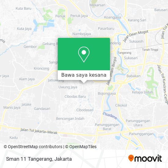 Peta Sman 11 Tangerang