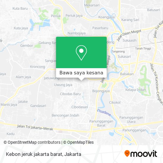 Peta Kebon jeruk jakarta barat