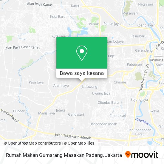 Peta Rumah Makan Gumarang Masakan Padang