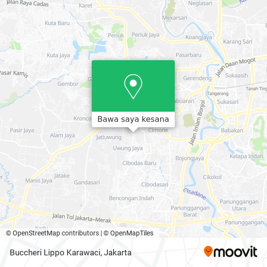 Peta Buccheri Lippo Karawaci
