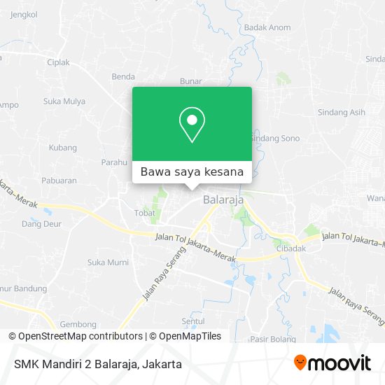Peta SMK Mandiri 2 Balaraja