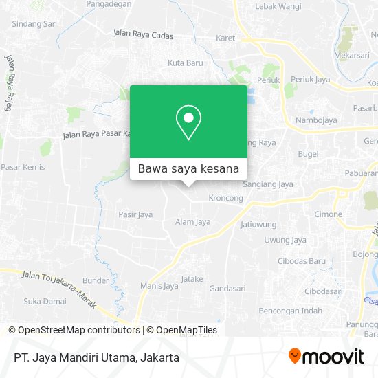 Peta PT. Jaya Mandiri Utama