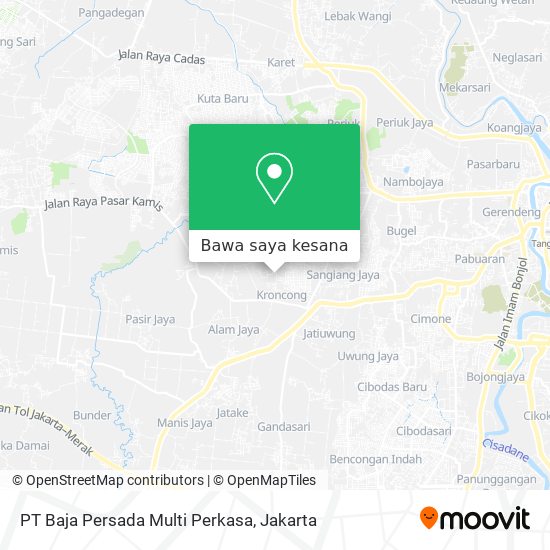 Peta PT Baja Persada Multi Perkasa