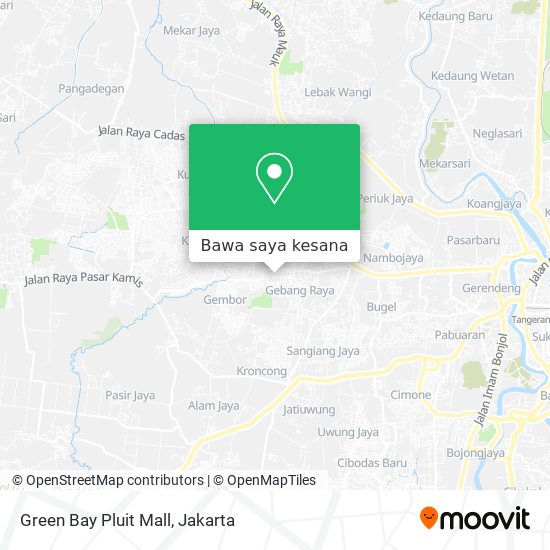 Peta Green Bay Pluit Mall