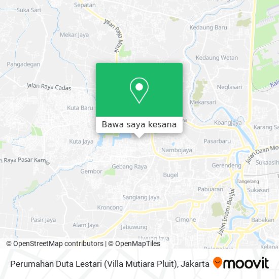 Peta Perumahan Duta Lestari (Villa Mutiara Pluit)