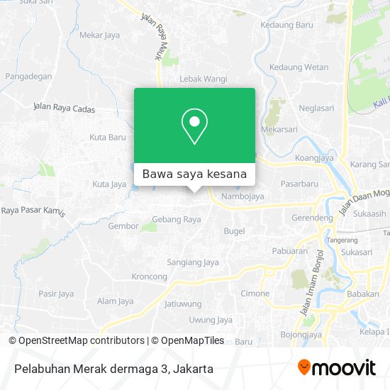 Peta Pelabuhan Merak dermaga 3