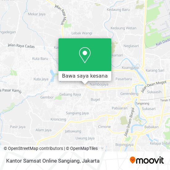 Peta Kantor Samsat Online Sangiang