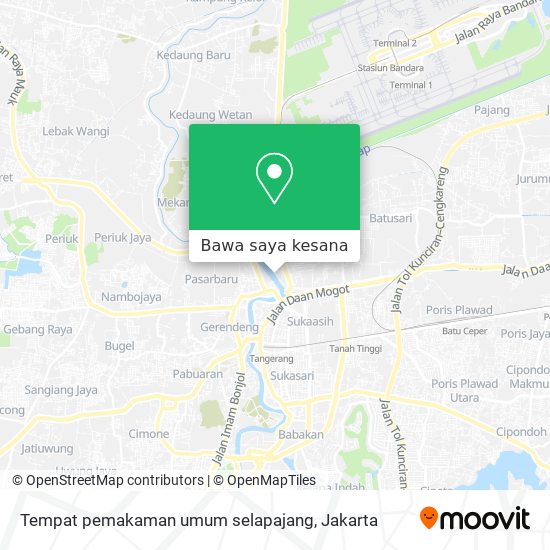 Peta Tempat pemakaman umum selapajang