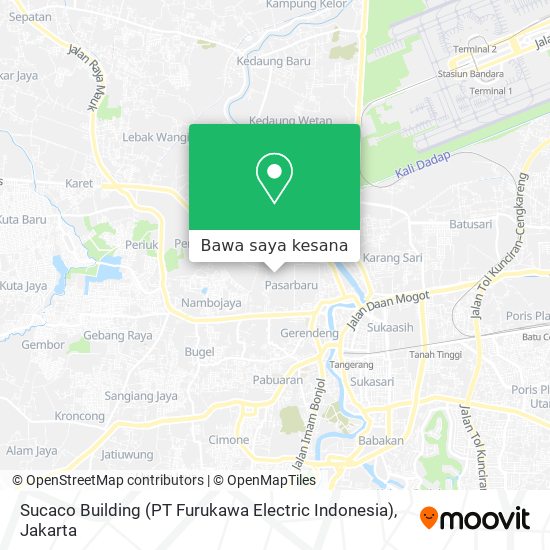 Peta Sucaco Building (PT Furukawa Electric Indonesia)