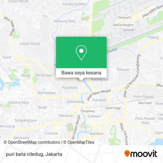 Peta puri beta ciledug