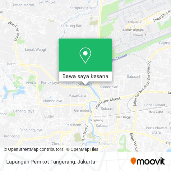 Peta Lapangan Pemkot Tangerang