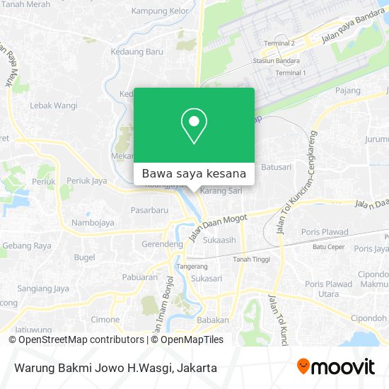 Peta Warung Bakmi Jowo H.Wasgi