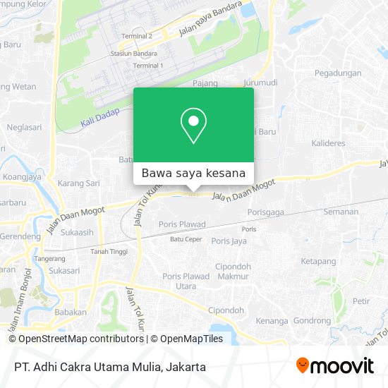 Peta PT. Adhi Cakra Utama Mulia