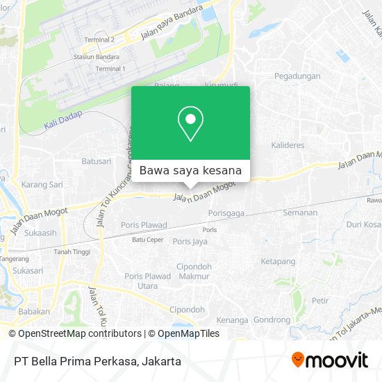 Peta PT Bella Prima Perkasa