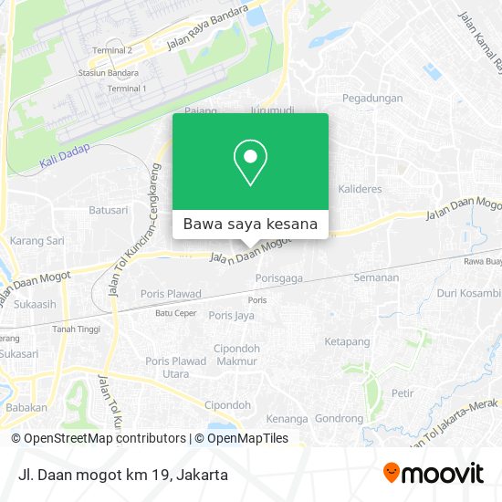 Peta Jl. Daan mogot km 19