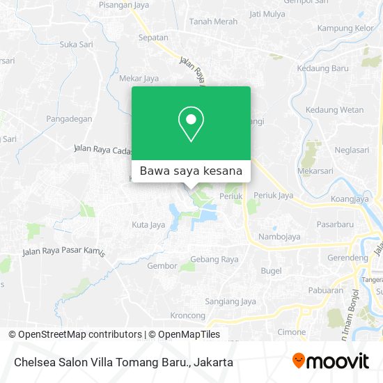 Peta Chelsea Salon Villa Tomang Baru.