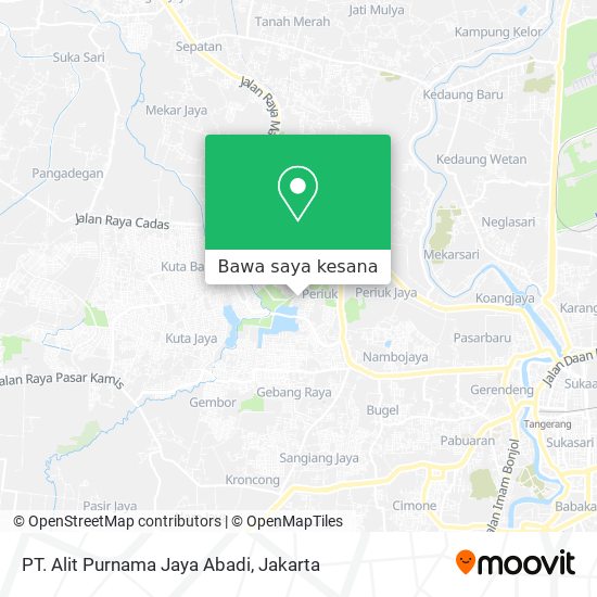 Peta PT. Alit Purnama Jaya Abadi