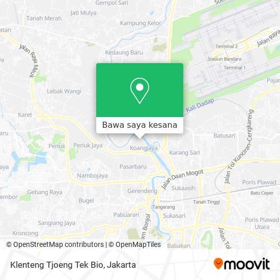 Peta Klenteng Tjoeng Tek Bio