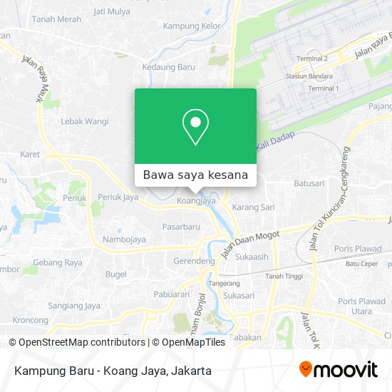 Peta Kampung Baru - Koang Jaya