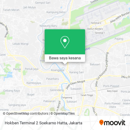 Peta Hokben Terminal 2 Soekarno Hatta