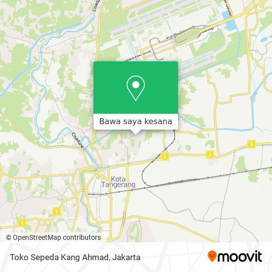 Peta Toko Sepeda Kang Ahmad