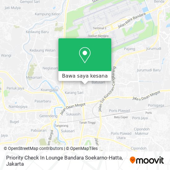 Peta Priority Check In Lounge Bandara Soekarno-Hatta