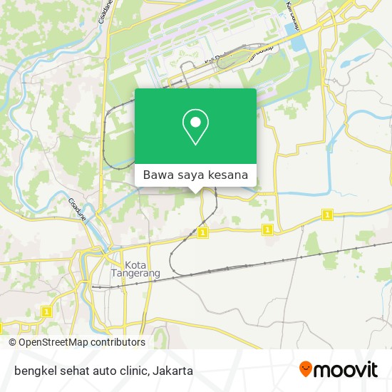 Peta bengkel sehat auto clinic