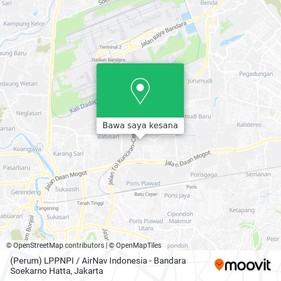 Peta (Perum) LPPNPI / AirNav Indonesia - Bandara Soekarno Hatta
