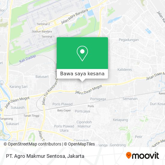 Peta PT. Agro Makmur Sentosa