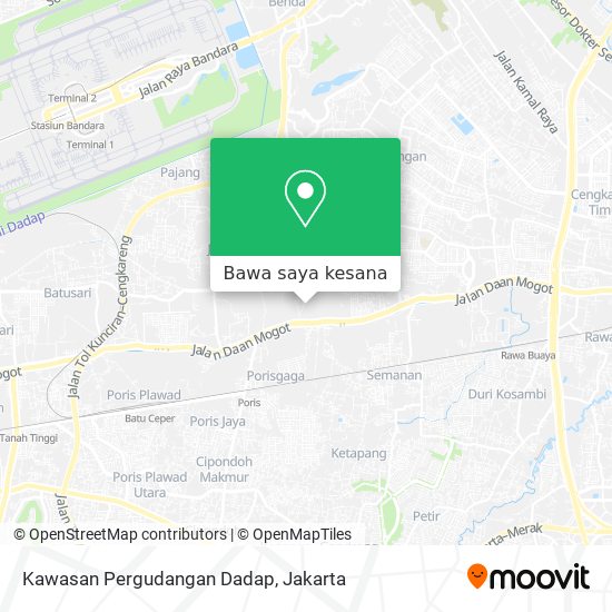 Peta Kawasan Pergudangan Dadap