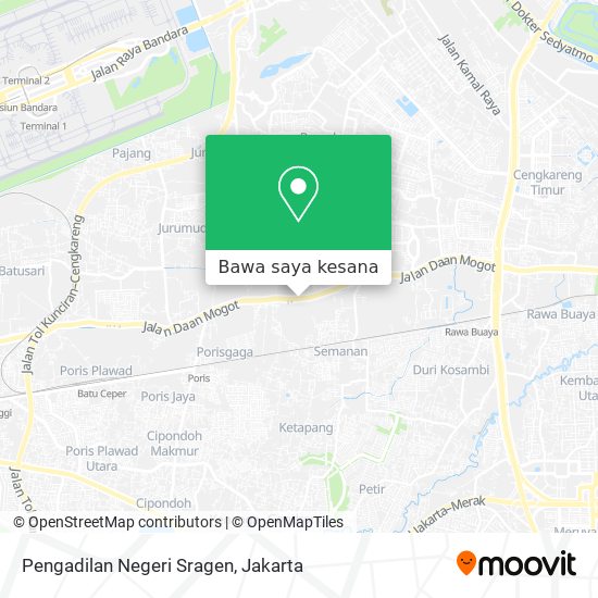 Peta Pengadilan Negeri Sragen